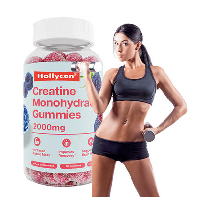 OEM Kreatin Monohidrat Kas Gücü için Sakızlar Çiğnenir Kreatin Monohidrat