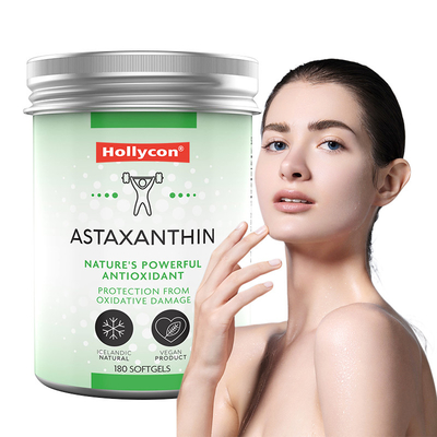 OEM İzlanda Cilt Sağlığı İçin Astaxanthin Softgels 12mg Astaxanthin Softgels