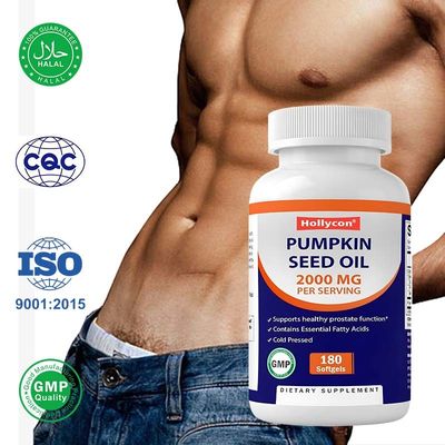 OEM Balkabağı Tohumu Yağı Kafatası Sağlığını Artırmak İçin Softgels 2000 mg Balkabağı Tohumu Yağı