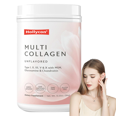 OEM Multi Kolajen Tozu Saç Destek için Hidrolize Kolajen Peptidleri Protein Tozu
