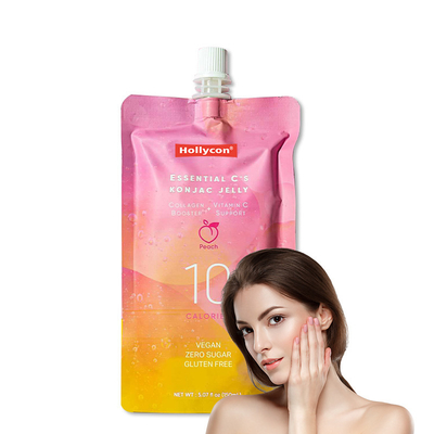 Kollajen ve C Vitamini Konjac Jelly Şekersiz Jelly Kilo kaybı için Gevşetme Jelly