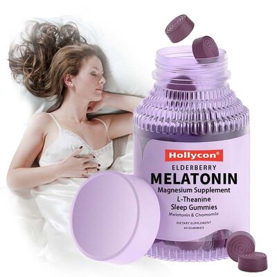 Fabrika Melatonin Uyku Sakızları L-Theanine Gece Uyku Yardımı Uykuya dalmanıza yardımcı olur
