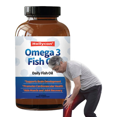 Kadınlar ve Erkekler İçin EPA ve DHA İçeren OEM Günlük Balık Yağı Omega 3 Takviyesi Eklemleri Destekler Omega 3 Balık Yağı