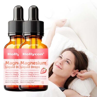 Yüksek Güçlü Magnezyum Kompleks Takviyesi Uykuyu ve Kemik ve Kas Büyümesini Artıran Magnezyum Sıvı Damlaları