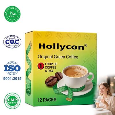 OEM ODM Premium Kilo Kontrolü Metabolizma Desteği Şişelenmiş Diyet Takviyesi Yeşil Kahve Tozu