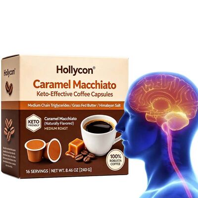 Üretici Mellow Macchiato Düşük Şekerli Diyet Kahve Kapsülleri Günlük Hafif Diyet Rutine Uygun