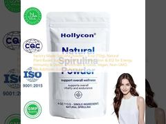 Fabrika Yapımı Spirulina Tozu – 4 oz (113g), Doğal Bitkisel Süper Besin, Protein, Demir ve B12 Açısından Zengin, Enerji, Bağışıklık ve Detoks İçin, Smoothie ve Meyve Suları, Vegan, GDO'suz, Katkı Maddesi İçermez, özel Formül